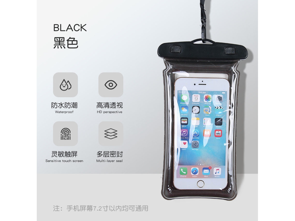 Bolsa Protetora Inflável para Celular Até 7.2 Polegadas