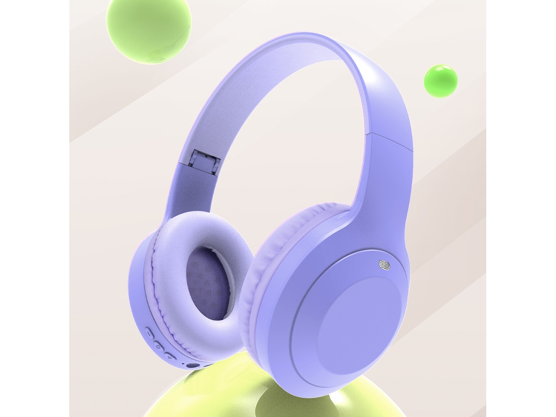 Fone De Ouvido Estéreo Hi Fi Sem Fio Bluetooth Para Esportes E Jogos Com Microfone Hd, Suporte Para Tf/aux E Redução De Ruído. Brilvibera