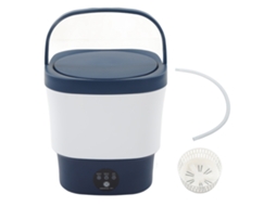 Máquina De Lavar Compacta Laxiscreed Com 9l E Iluminação Azul Para Espaços Pequenos