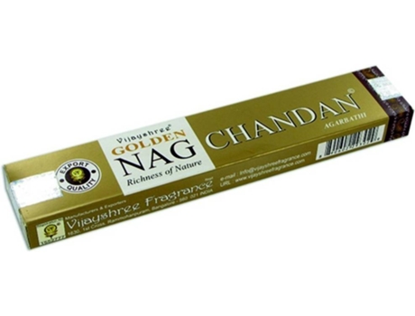 Incenso GOLDEN NAG Golden Chandan (Dourado)