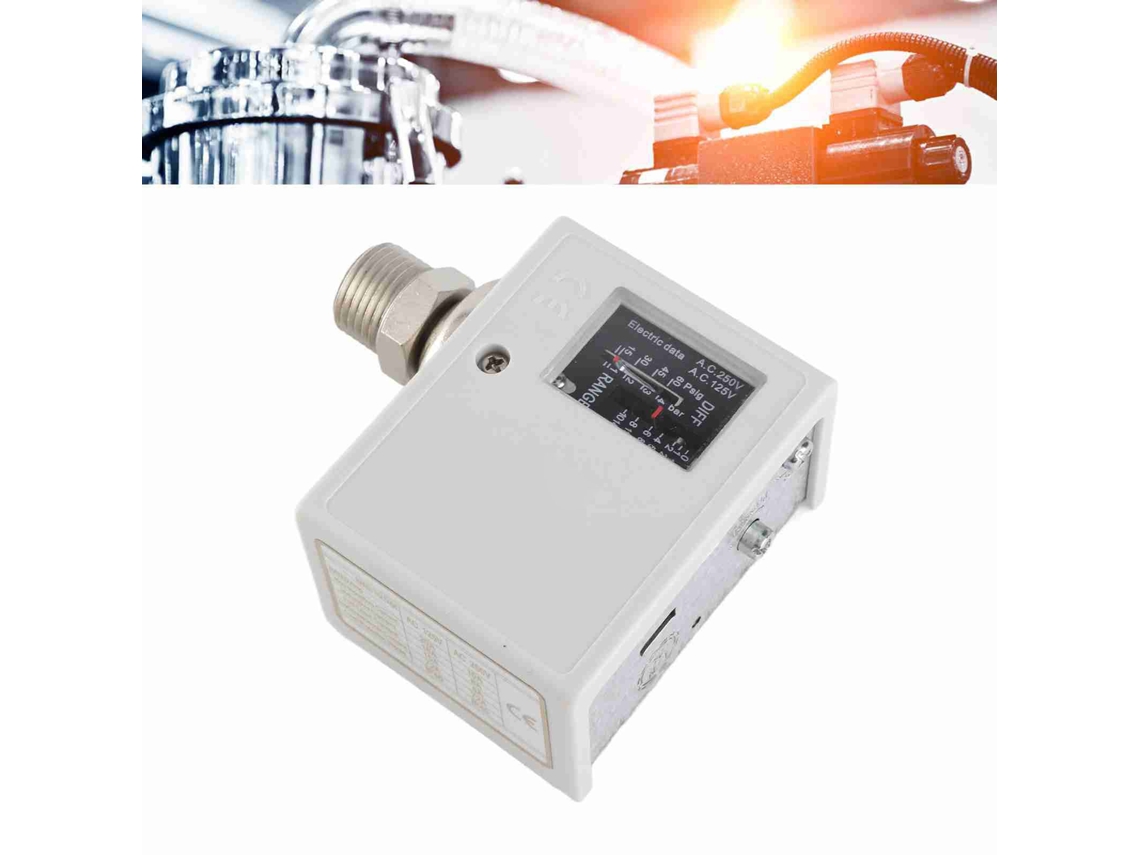 Interruptor Eletrônico De Pressão G1/2 Para Bombas E Compressores