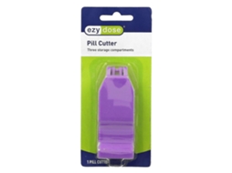 Cortador De Comprimidos Com Três Compartimentos, Roxo, 1 Unidade Nostalgia88