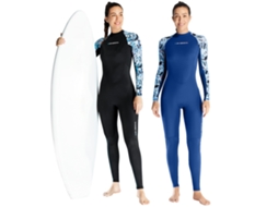 Traje de Mergulho Feminino Protetor Solar Upf50+