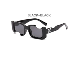 Gafas De Sol Dkxbe Vintage Unisex Uv400 Resina Marco Rectangular Negro Gris Negro Gris