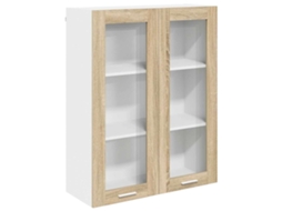 Armário Suspenso com Porta Carvalho Sonoma 80x31x100 cm MAISON EXCLUSIVE