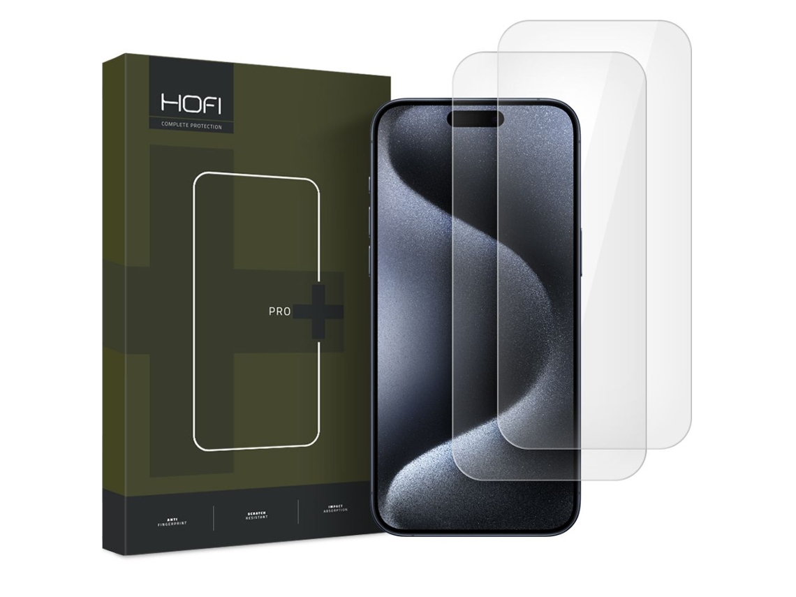 Hofi Vidro Temperado Glass Pro+ 2-pack Para Iphone 16 Pro Max Fácil De Instalar