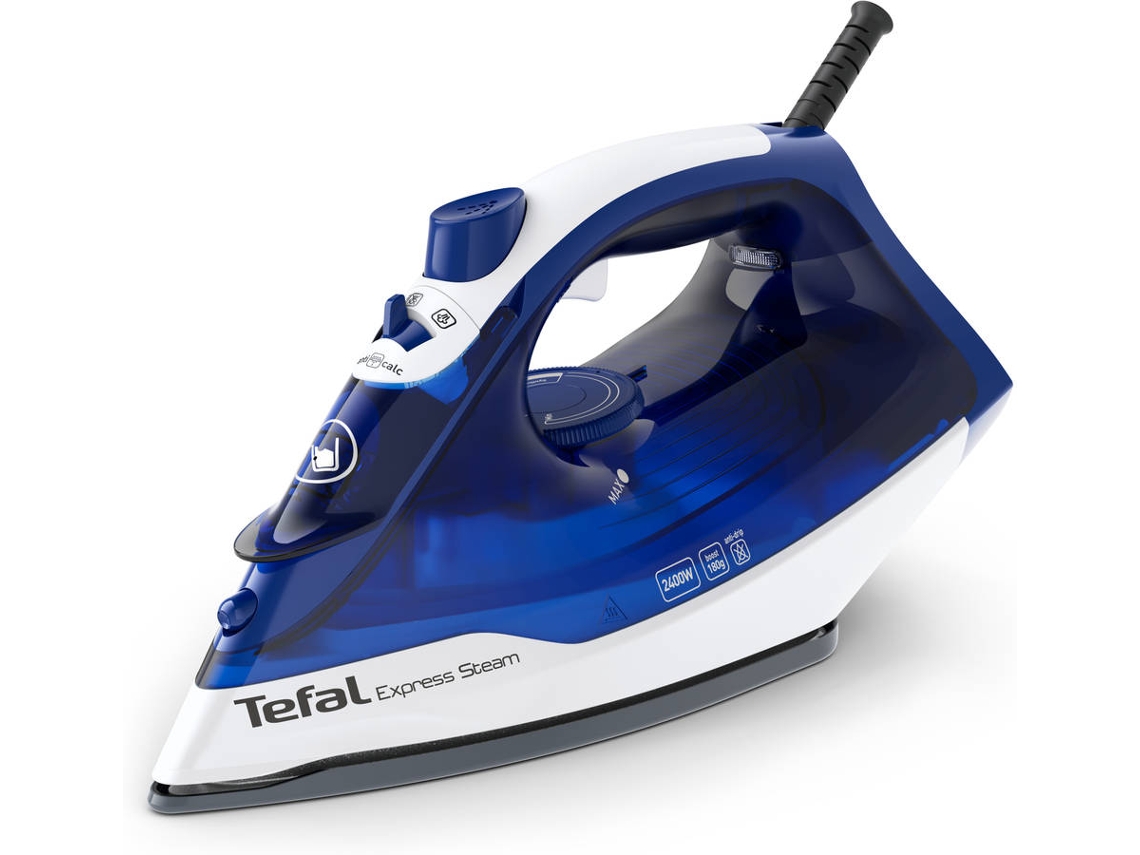 Ferro a Vapor TEFAL Express Steam FV2838 (Jato de Vapor 180 g/min - Base Cerâmica)