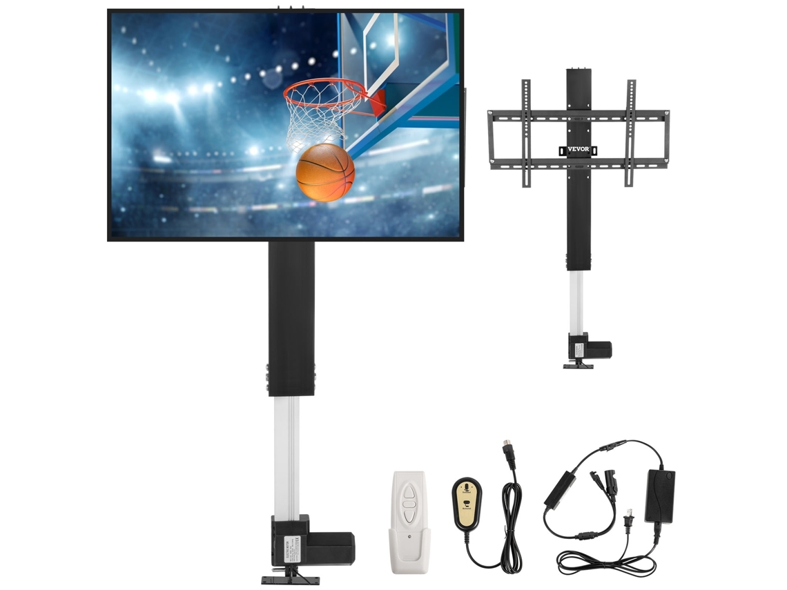 Suporte de Elevador Automático Motorizado Elétrico para Tv Lcd de 28 Polegadas para Gabinete de Tv de 26 a 57 Polegadas VEVOR (Outlet Grade A)