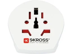 Adaptador de Viagem SKROSS Mundial-Europa Branco (3680 W)
