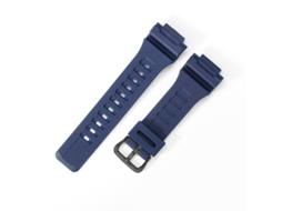 Correia De Relógio De Silicone Para Casio Aq S810w Sgw 300h Azul Inf