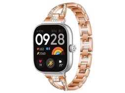 Pulseira De Relógio De Metal Com Diamante Em Formato De X E Fileira Única Xdfind