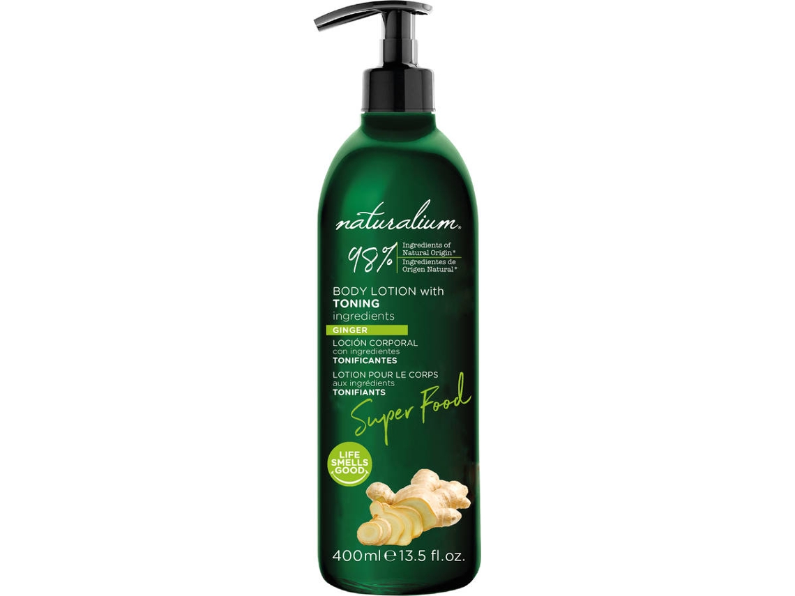 Loção Corporal NATURALIUM Super Food Gengibre (400 ml)