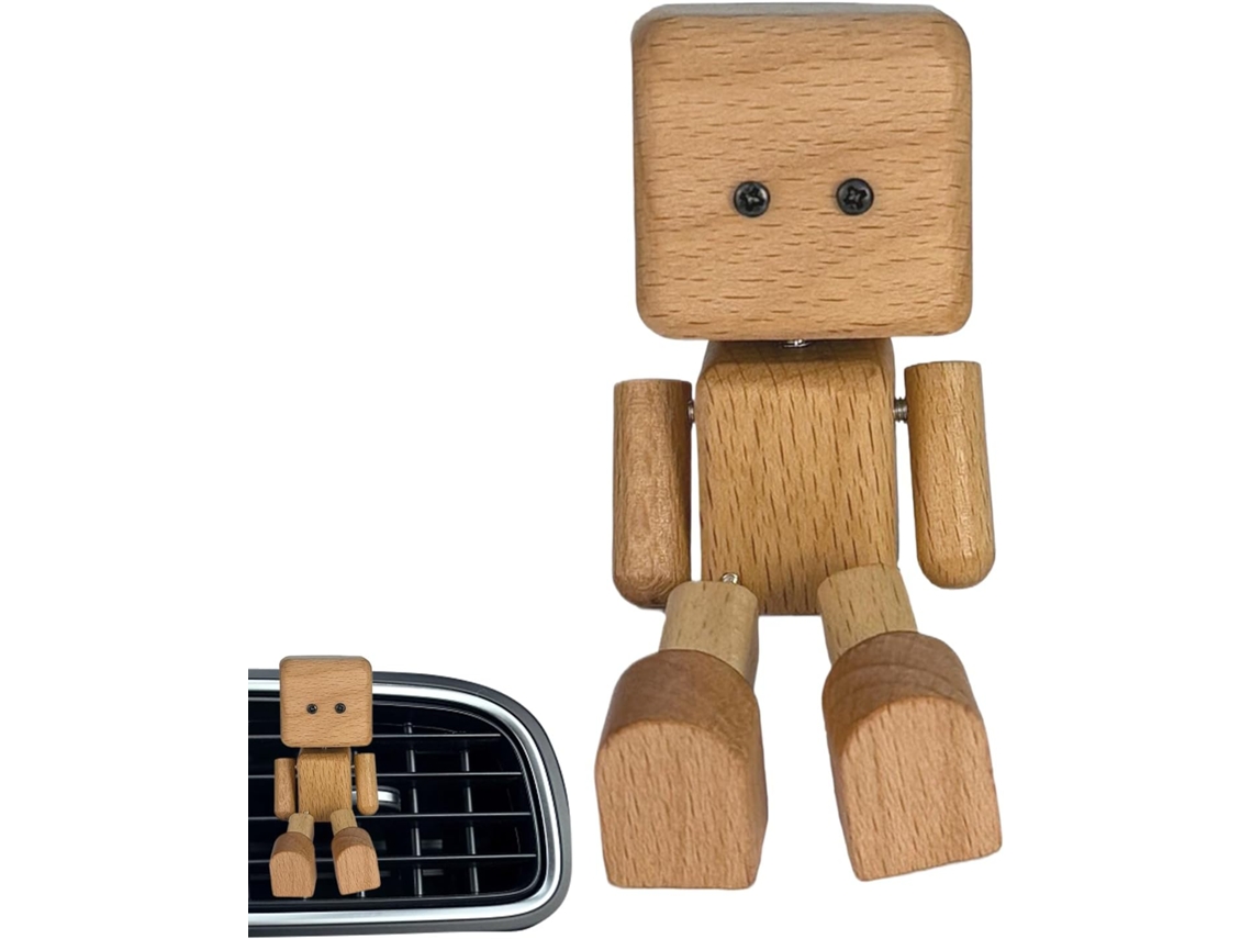 Estatueta De Madeira De Um Homem Sacudindo Os Pés. Decoração Divertida Para Mesa.