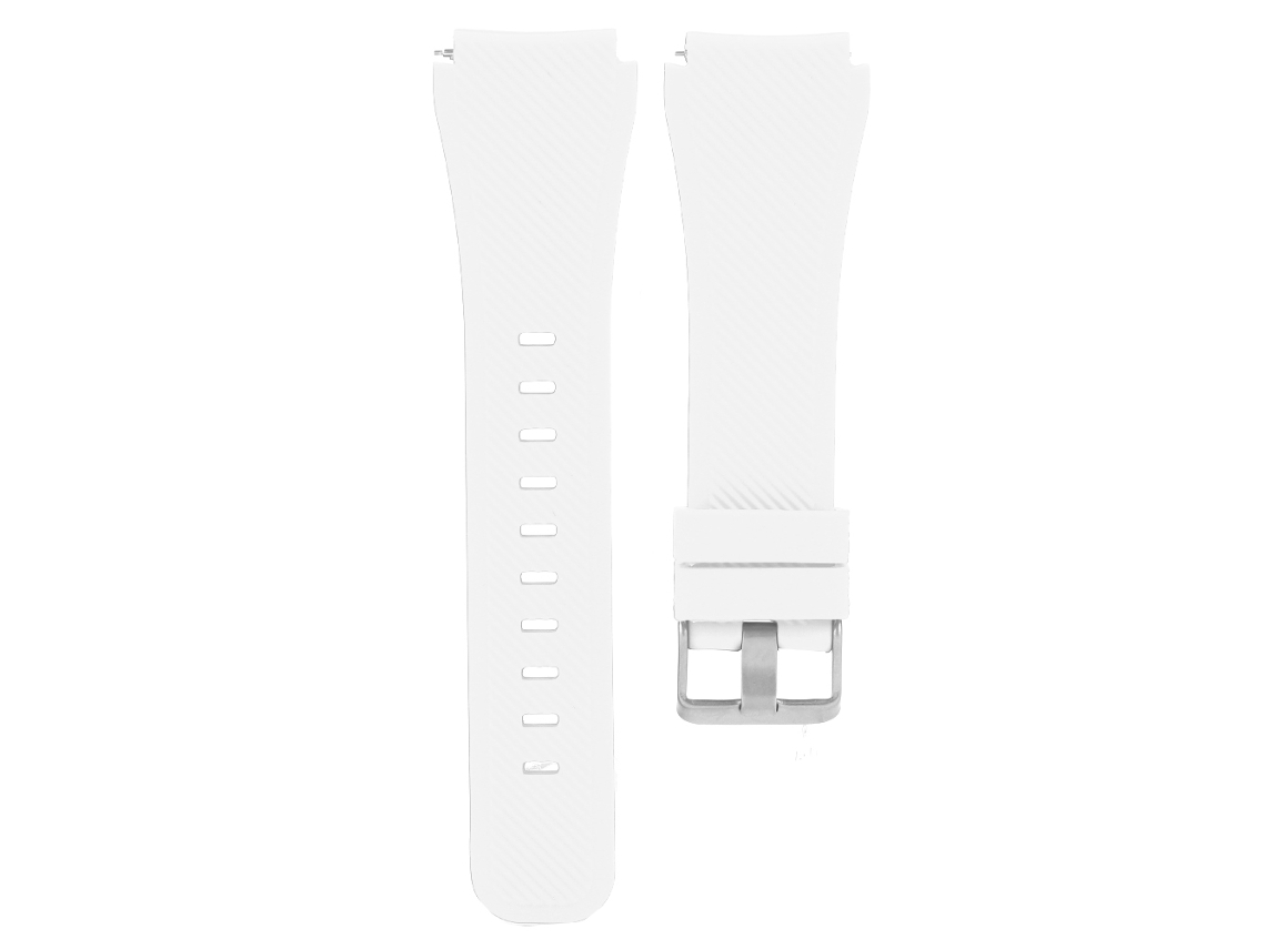 Correa De Reloj De Gel De Sílica Ajustable Para Samsung Gear S3 Frontier (blanco)