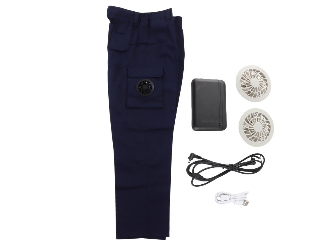 Calças De Trabalho Masculinas Laxiscreed Com Ventilador Integrado Para Maior Conforto No Verão