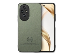Capa Traseira Para Celular Honor 200 Em Tecido Sarjado E Couro Sintético.