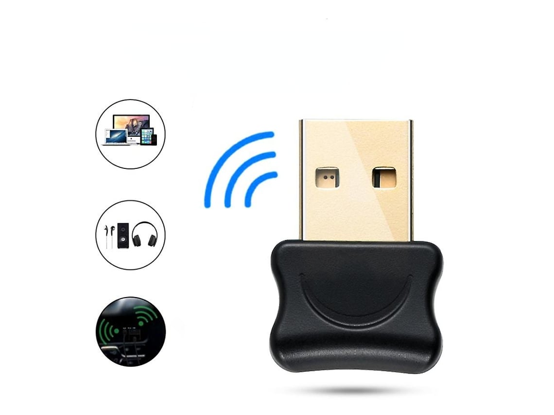 Adaptador Usb 5.0 Compatível Com Bluetooth Para Receptor De Computador Pc Rosewell