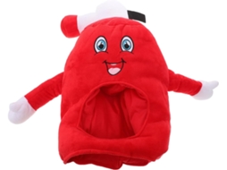 Chapéu de Bombeiro Vermelho Engraçado Fantasia Festa CHABERLU