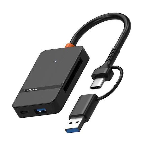 Leitor de Cartões 3.0 Sd Microsd Tf Ms Compact Flash para Notebook e Pc AQUAFORGE