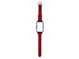 Pulseira De Relógio Com Capa De Silicone De Substituição Para Oppo Free Olysi Shop (vinho Tinto)