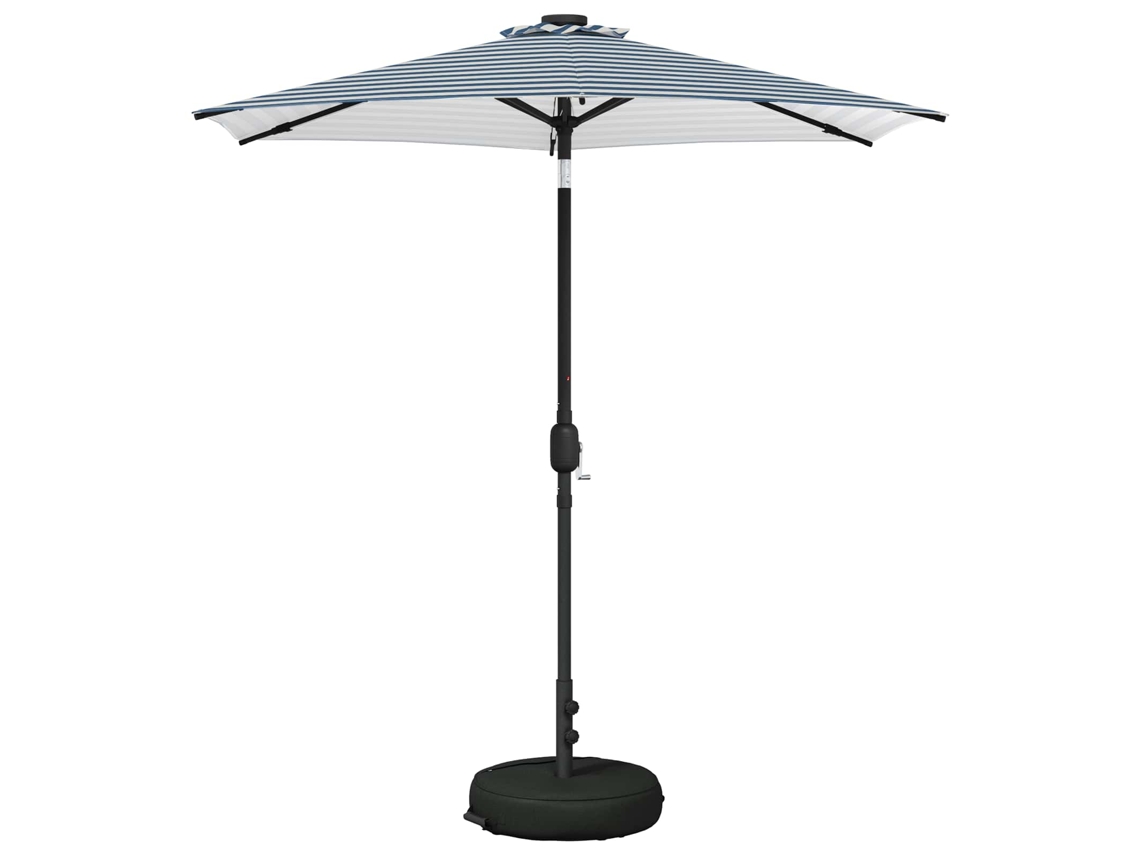 Vidaxl Guarda-sol De Jardim Com Luzes Led 230 X 230 Cm Poliéster