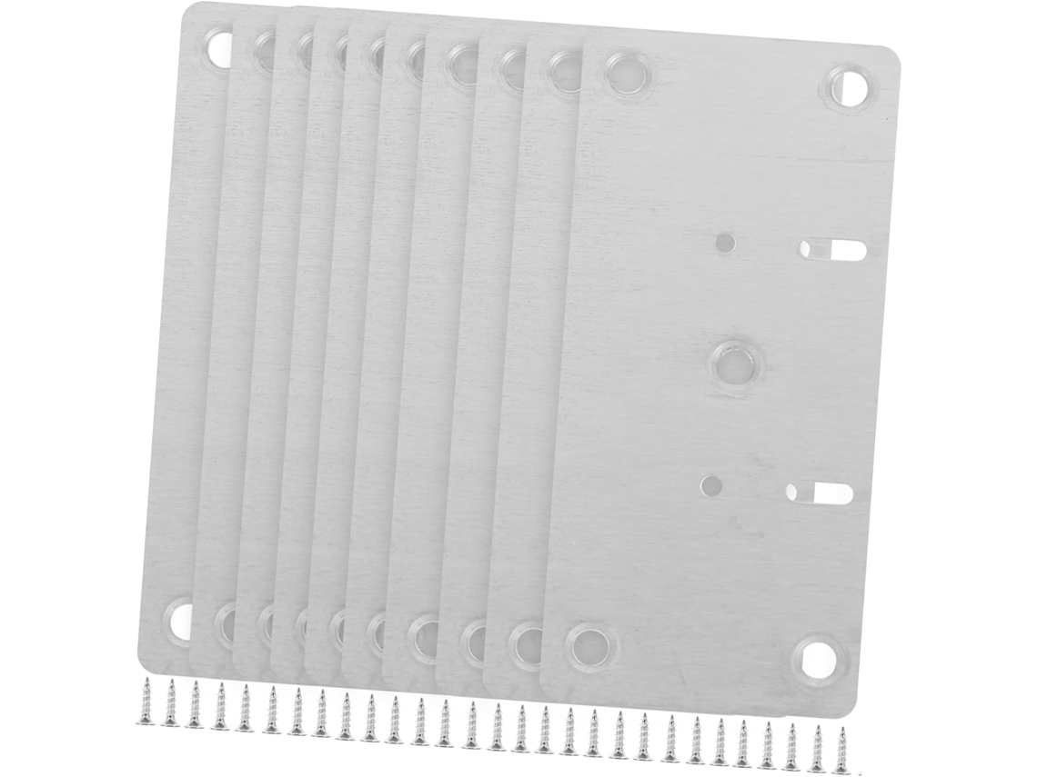 Kit De Reparo Armário Em Aço Com 10 Peças, E Placas Para Portas
