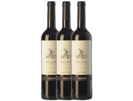 Carlania Els Corrals Trepat Conca de Barberà Joven 75 cl (Caixa de 3 unidades)