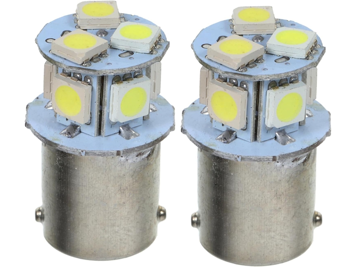 Conjunto De 2 Lâmpadas Led Brancas Para Pisca-pisca, Para Farol Baixo E Fácil Substituição.