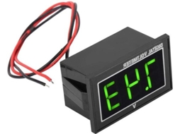 056 Polegadas Display Digital Dc Voltmeter Impermeável Medidor De Alta Tensão (dc 25-30 V-verde)