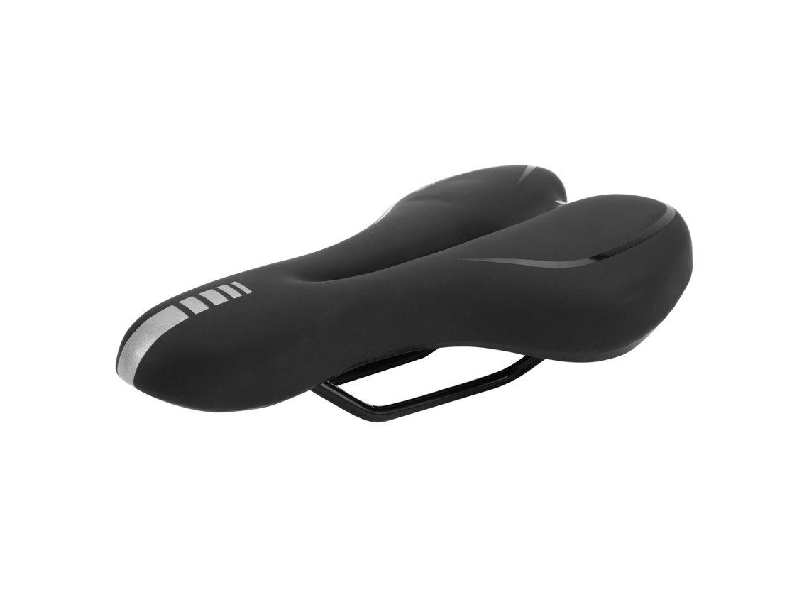 Lurelia Selim De Bicicleta Elástico Ergonómico, Silicone / Couro Pu / Pu, Preto