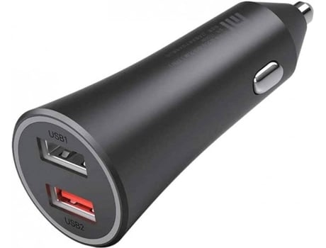 Carregador Isqueiro Xiaomi MI (Universal - 2USB - Preto)