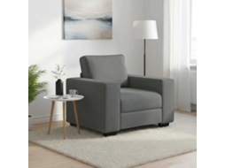 Vidaxl Poltrona 100x77x82 Cm Tecido Cinzento-escuro