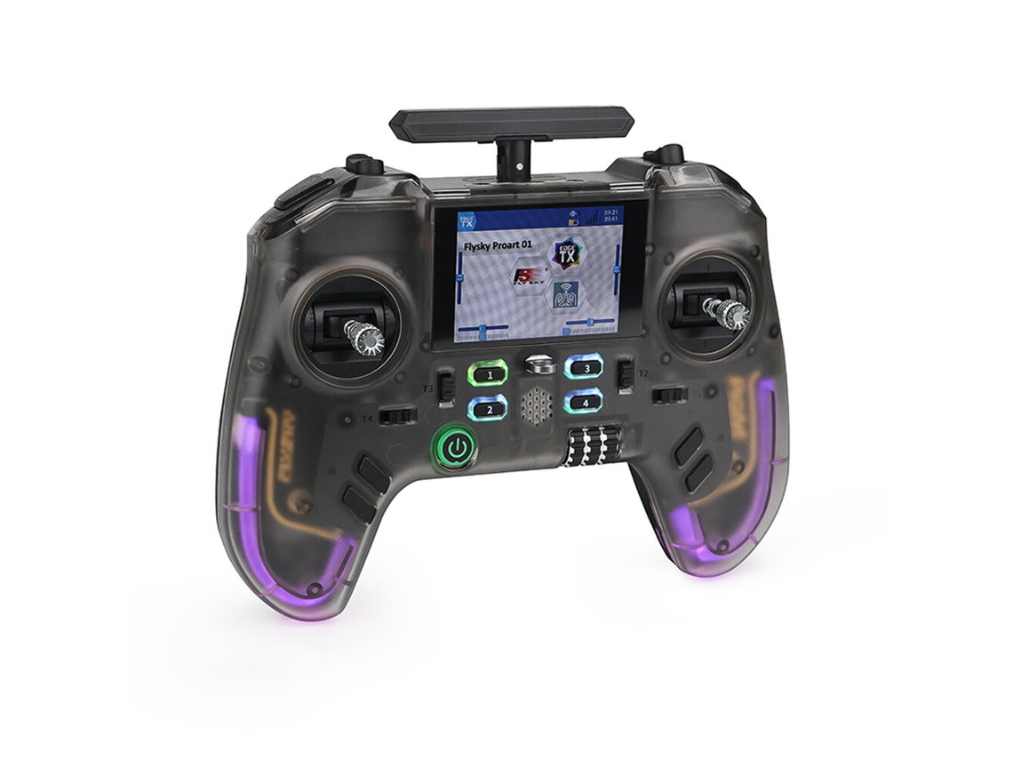 Versão Lbt Flysky Proart Pa01 2.4ghz 18ch Afhds 3/elrs 500mw Hall Gimbal Edgetx Ips 2.4" P/ Drones Fpv Carros Barcos Aviões Rc MDUG