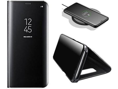 Capa Samsung Galaxy S9 Plus G4M Livro Inteligente Preto