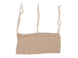 Bolsa De Armazenamento Suspensa Para Cama De Bebê 2 Bolsos Com Cinto Ajustável Khaki