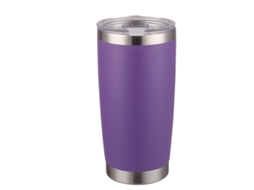 2026 taza Termo de Acero Inoxidable 20 Oz, Aislada Al Vacío, Tapa Magnética, Sin Bpa, para Camping Y Senderismo (morado)