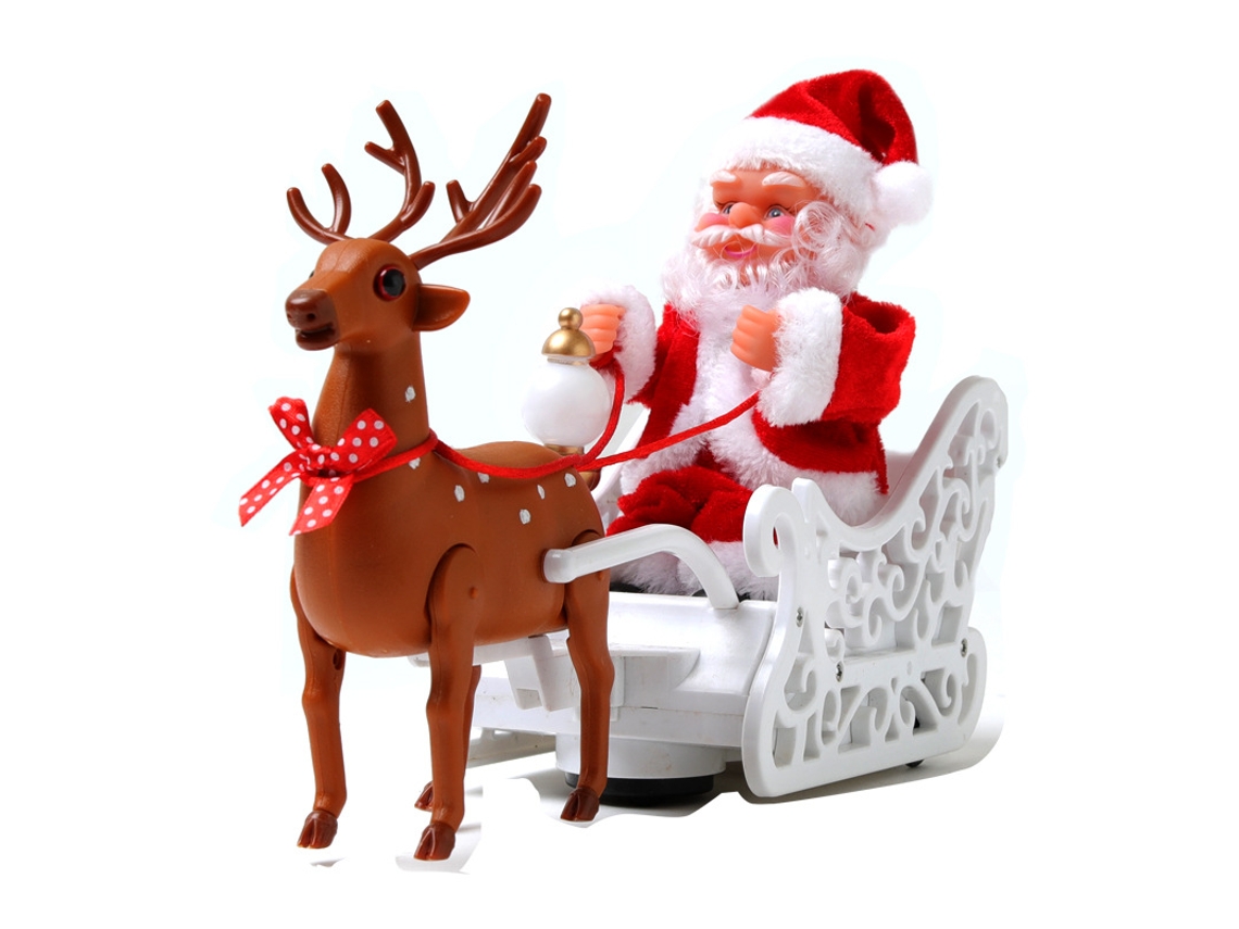 Enfeite de Natal JL-EIGHT / Carrinho de Veado
