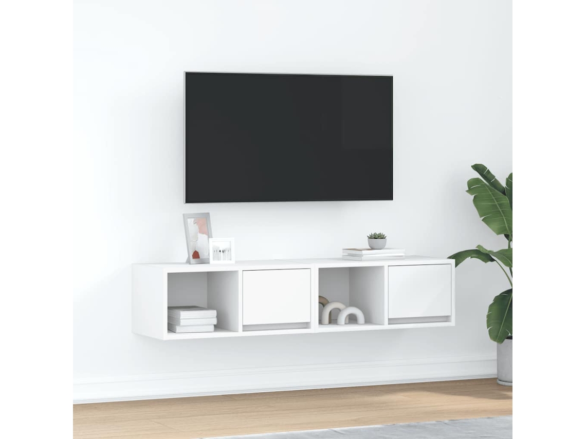 Vidaxl Móveis De Tv 2 Pcs 60x31x25,5 Cm Deriv. Madeira Branco