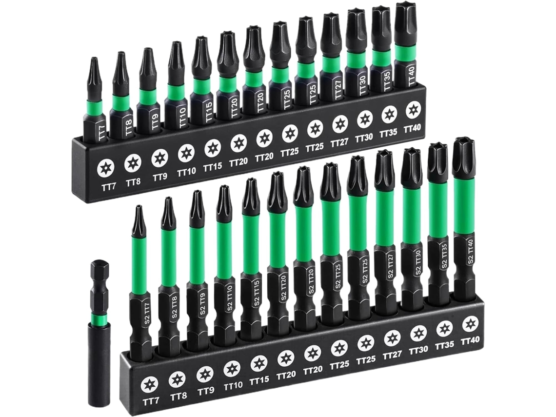 Conjunto De Bits Torx, Chave De Fenda Segura E Kit De Furadeira
