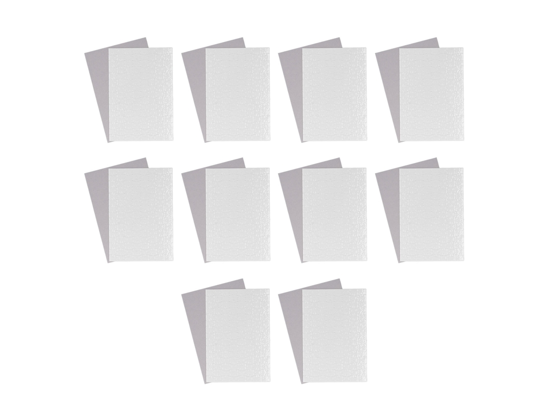 10 Sets Quebra cabeça em Branco Sublimação Transferência de Calor A4 20cmx29cm 120pcs Kit DIY | S/MARCA