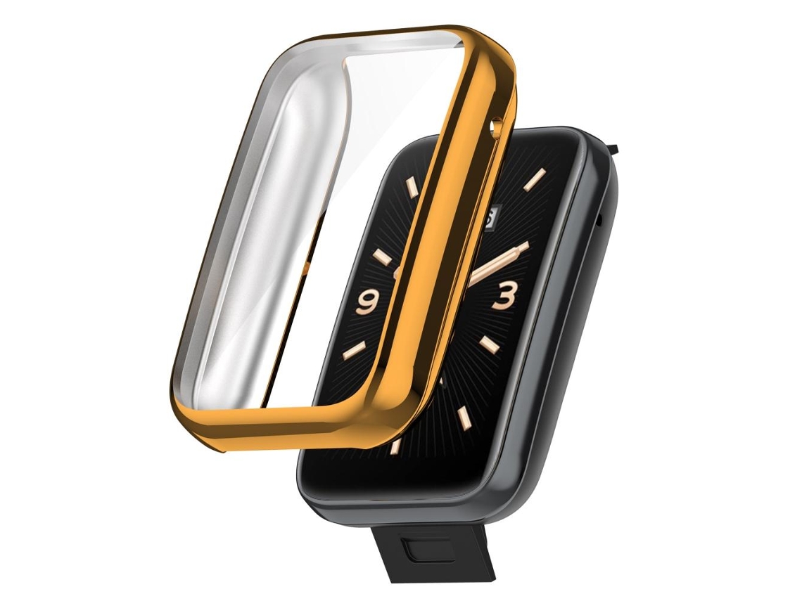 Funda protectora para Xiaomi Band7 Pro con marco de TPU galvanizado y cristal templado, antichoque | S/MARCA