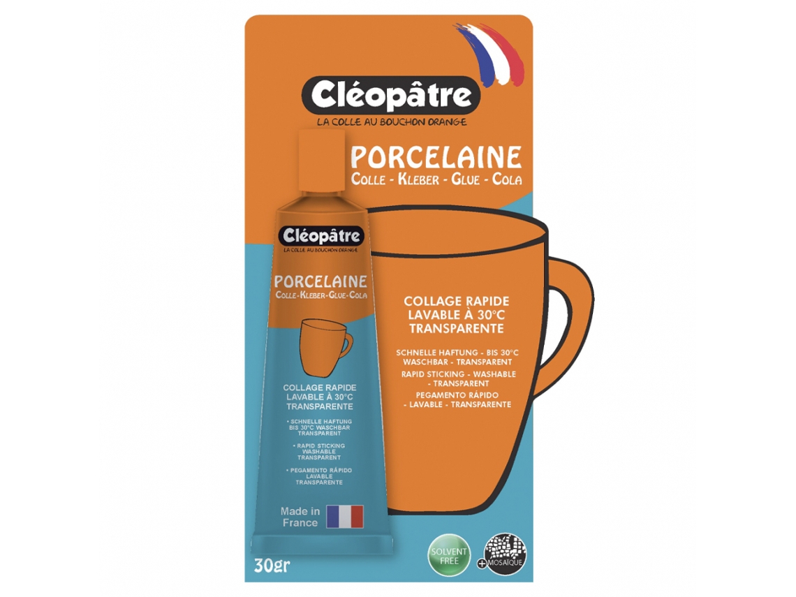 Cola CLEOPATRE para Porcelana 30Gr