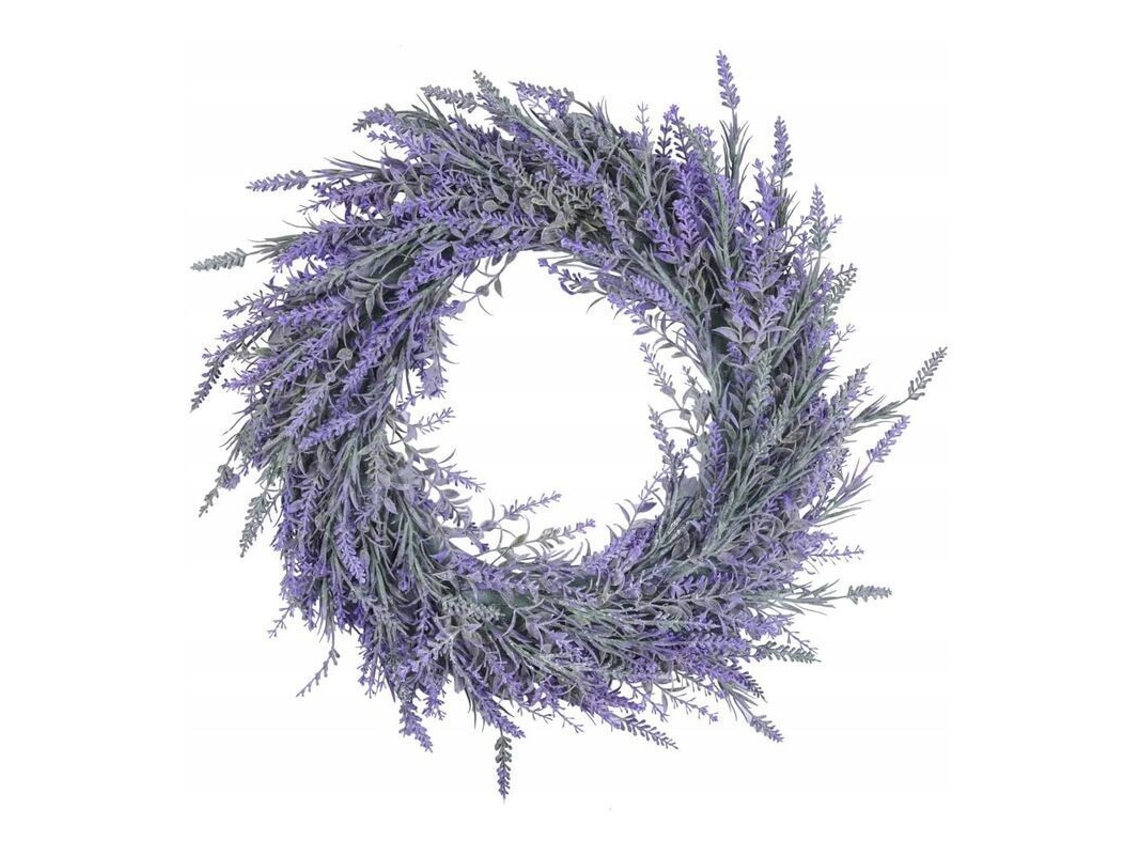 Guirlanda de lavanda artificial Nova Line para decoração de porta, janela, casamento e interiores