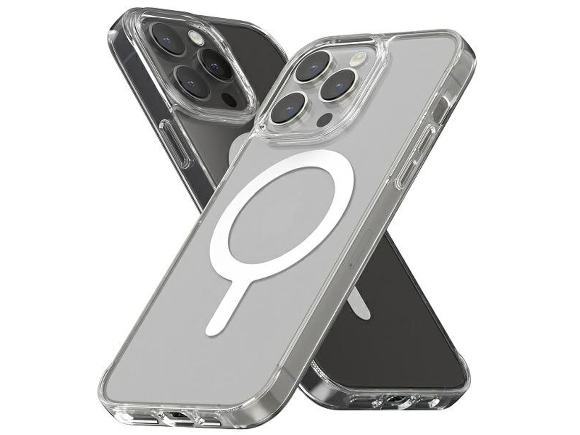 Capa Magsafe para iPhone 15 Pro Max MERCURY Pele Sintética Transparente