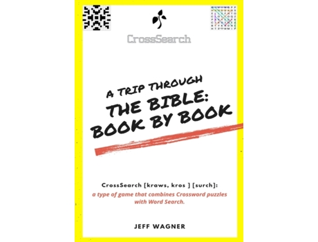 Livro CrossSearch Puzzles: A Trip Through the Bible - Book by Book Jeff Wagner (Inglês)