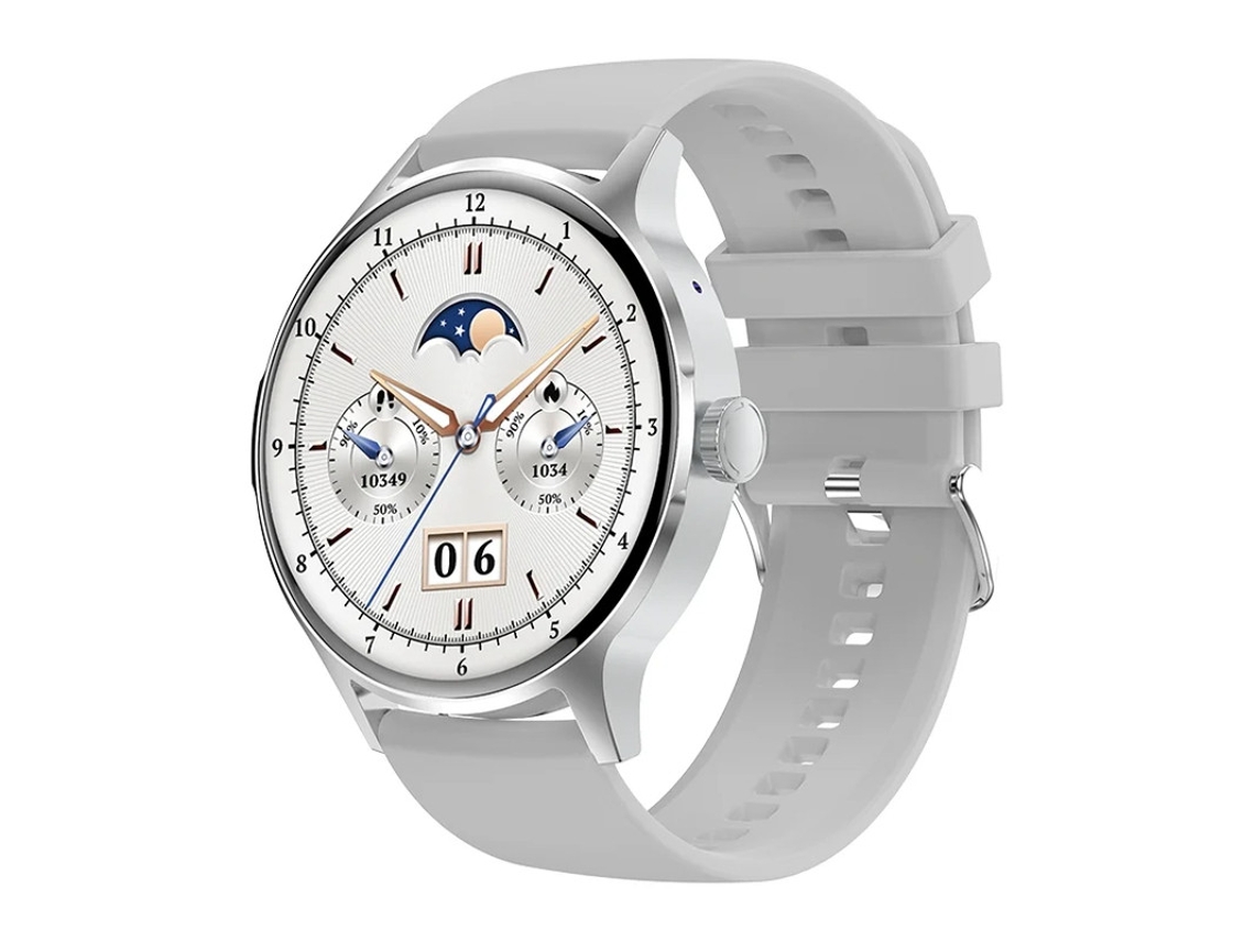 Smartwatch com Bluetooth Chamadas Monitoramento de frequência cardíaca e pressão arterial Atualizações climáticas Controle de música Yizhood