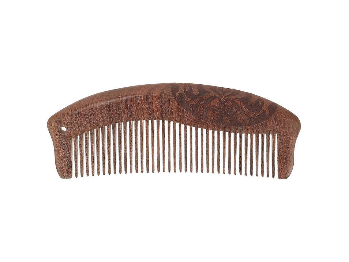 Pente De Sândalo Natural Para Cuidados Com Os Cabelos, Massagem No Couro Cabeludo, Pente De Madeira Jinyubo Store