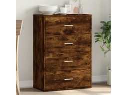 Aparador 60x31x84 cm Derivados de Madera de Roble Ahumado