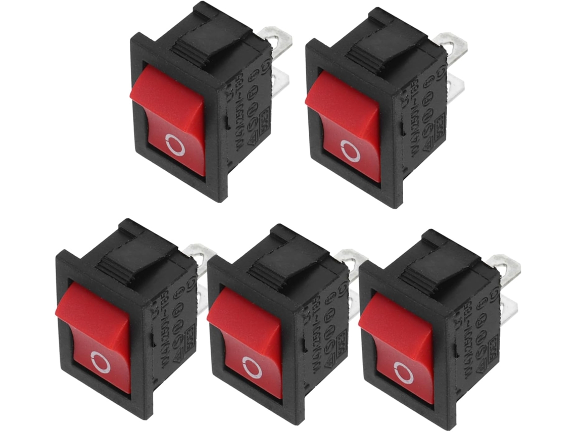 Conjunto De 5 Interruptores Basculantes Para Eletrodomésticos, Conjunto De Interruptores Basculantes