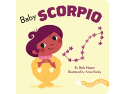 Livro A Little Zodiac Book Baby Scorpio de Daria Harper (Inglês - Capa Dura)